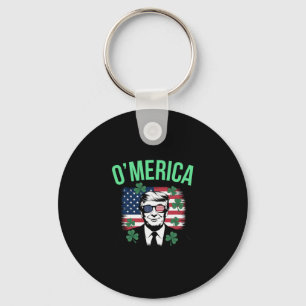 Llavero Bandera Americana Divertida O'merica Donald Trump 