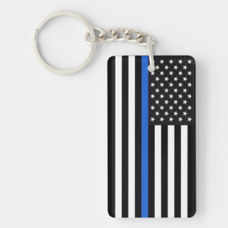 Llavero Bandera americana fina de Blue Line