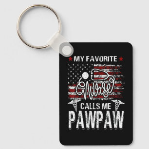 Llavero Bandera Americana Mi Enfermera Favorita Me Llama P