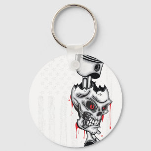 Llavero Bandera Americana Piston Muscle Car 6