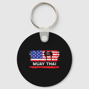 Llavero Bandera Americana Regalo de Muay Thai Tailandia Ar