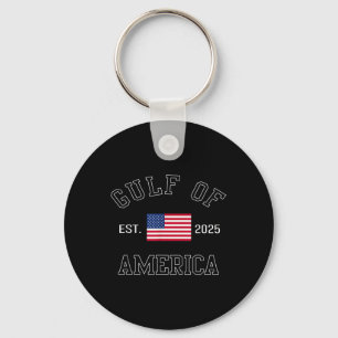 Llavero Bandera Americana Retro Golfo De Estados Unidos Es