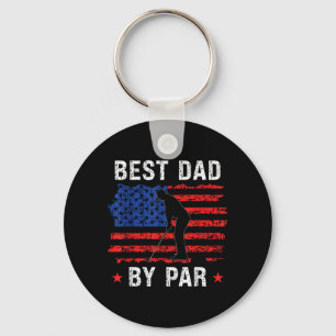 Llavero Bandera Americana Retro Mejor Papá