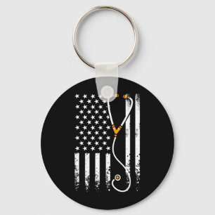Llavero Bandera Americana Texas 4 De Julio Regalo Vintage
