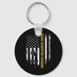 Llavero Bandera Americana Vintage Usa Abuela Orgullosa De