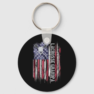 Llavero Bandera Americana Vintage Usa Abuelo Orgulloso De