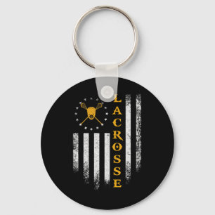 Llavero Bandera Americana Vintage Usa Equipo De Lacrosse S