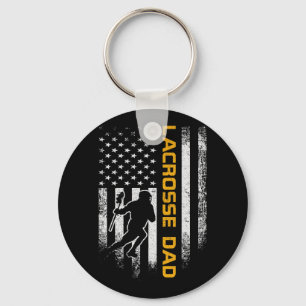 Llavero Bandera Americana Vintage Usa Orgulloso Lacrosse P