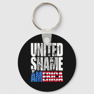 Llavero Bandera Anti Trump United Shame Of America