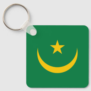 Llavero Bandera antigua de Mauritania