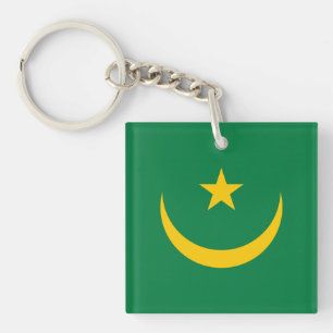 Llavero Bandera antigua de Mauritania