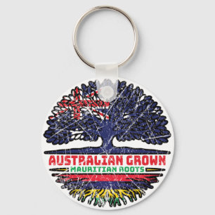 Llavero Bandera arbórea australiana de Mauricio