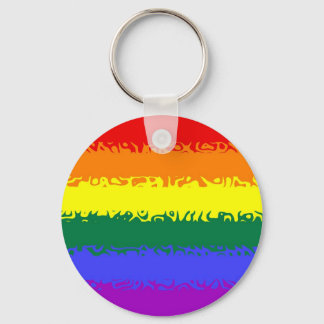 Llavero Bandera arcoiris difusa