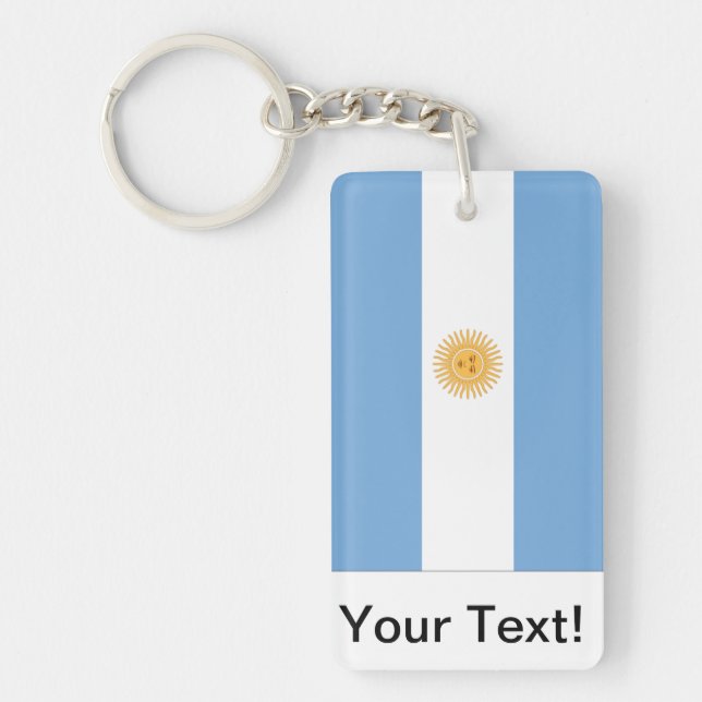 Llavero Bandera Argentina (Frente)