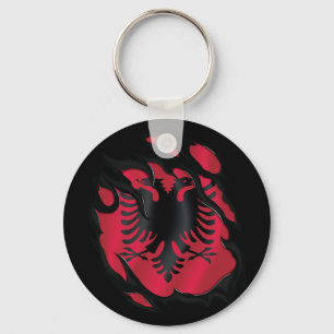 Llavero Bandera arrancada de Albania