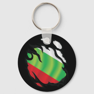 Llavero Bandera arrancada de Bulgaria