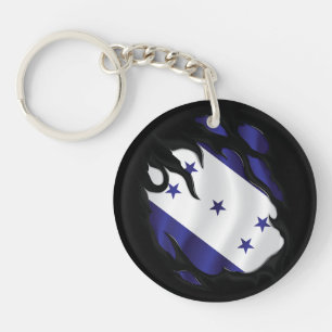 Llavero Bandera arrancada de Honduras