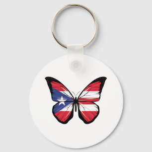 Llavero Bandera arrancada de Puerto Rico