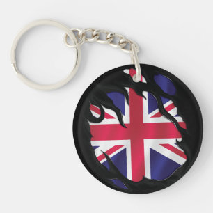 Llavero Bandera arrancada del Reino Unido