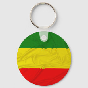 Llavero Bandera arrugada de Rastafarian