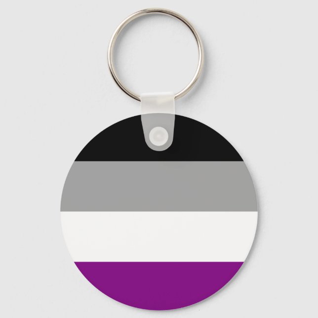 Llavero Bandera asexual (Anverso)