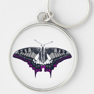 Llavero Bandera asexual mariposa de cerda