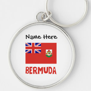 Llavero Bandera Bermudiana Personalizada 