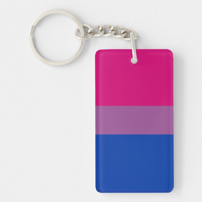 Llavero Bandera bisexual (Frente)