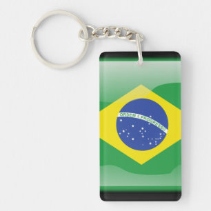 Llavero Bandera brillante brasileña