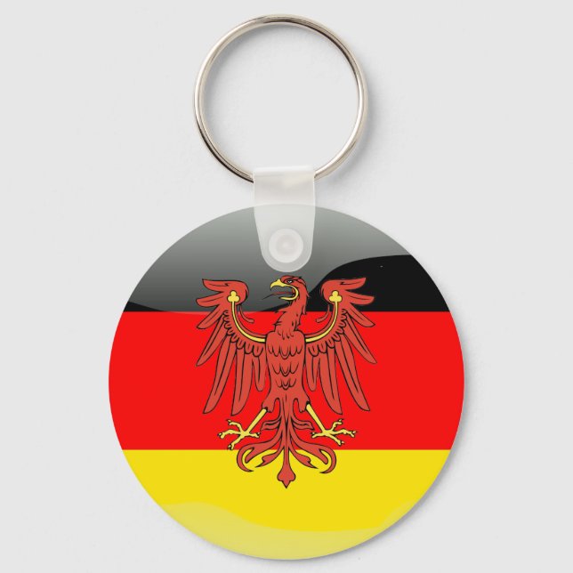 Llavero Bandera brillante de Alemania (Anverso)