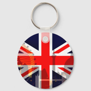 Llavero Bandera británica de Londres_