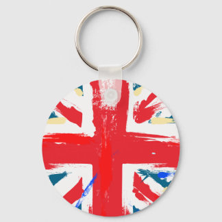 Llavero Bandera británica Union Jack vintage desgastada