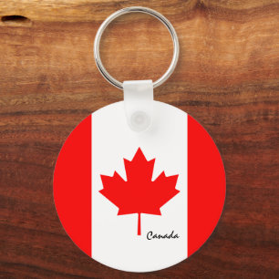 Llavero Bandera canadiense y fiesta de Canadá, patriotas/d
