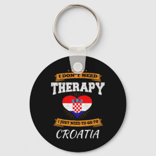 Llavero Bandera croata I Regalo de vacaciones en Croacia I