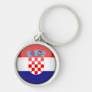 Llavero Bandera croata y vacaciones en Croacia, viajes y d