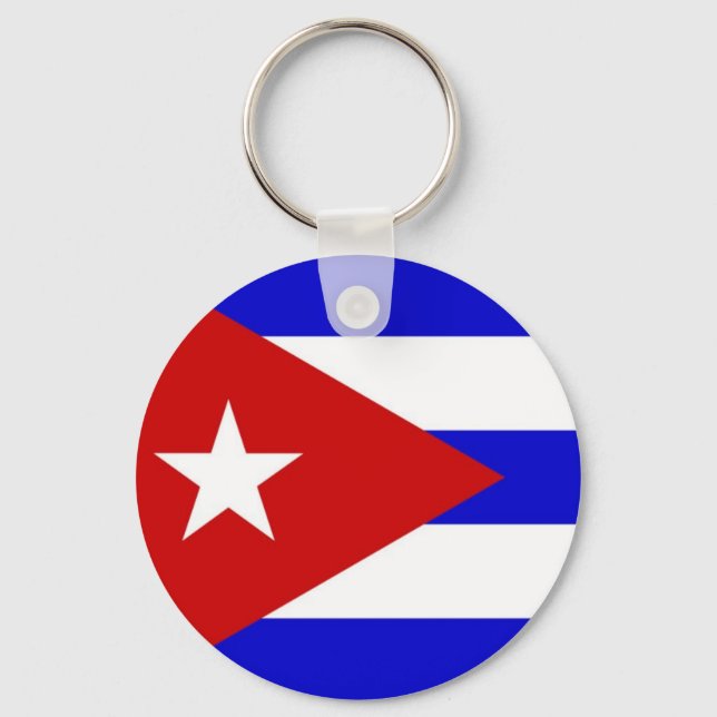 Llavero Bandera cubana (Anverso)