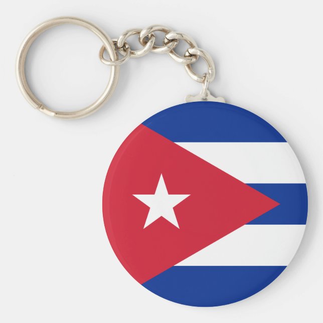 Llavero Bandera cubana (Frente)