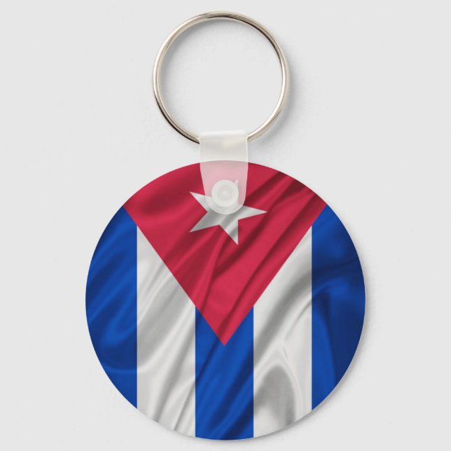 Llavero Bandera cubana (Anverso)