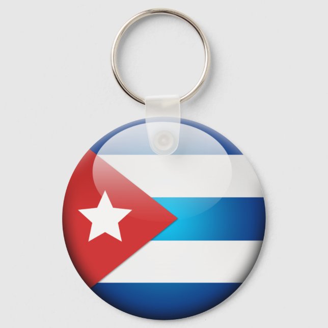 Llavero Bandera cubana 2.0 (Anverso)