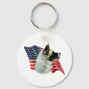 Llavero Bandera de Akita