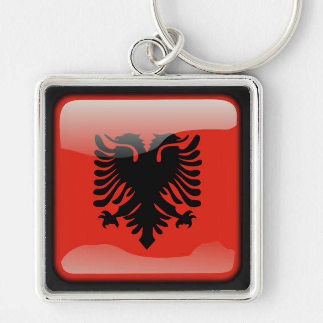 Llavero Bandera de Albania (Frente)