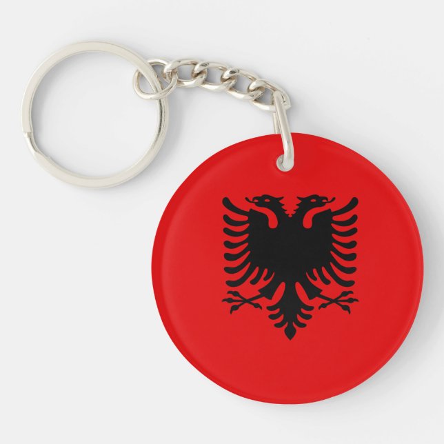 Llavero Bandera de Albania (Frente)