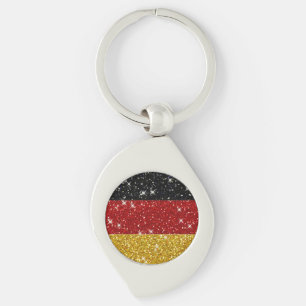 Llavero Bandera de Alemania Purpurinas con espárragos