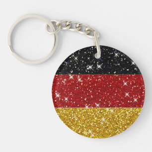 Llavero Bandera de Alemania Purpurinas con espárragos