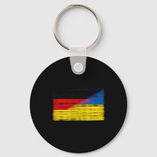 Llavero Bandera de Alemania Ucrania Apoyo alemán ucraniano