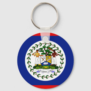 Llavero Bandera de alta calidad de Belice