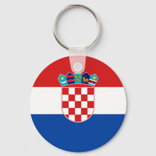 Llavero Bandera de alta calidad de Croacia