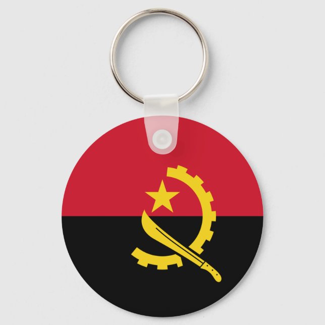 Llavero Bandera de Angola - Bandeira de Angola (Anverso)