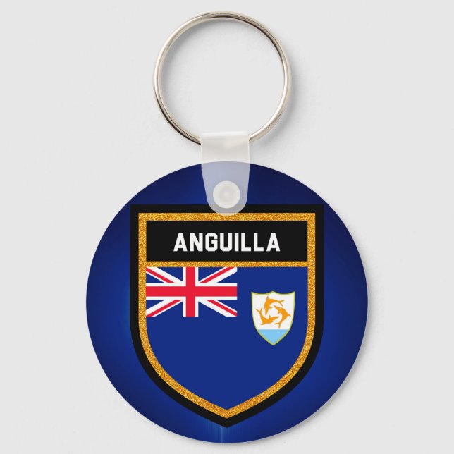 Llavero Bandera de anguila (Anverso)