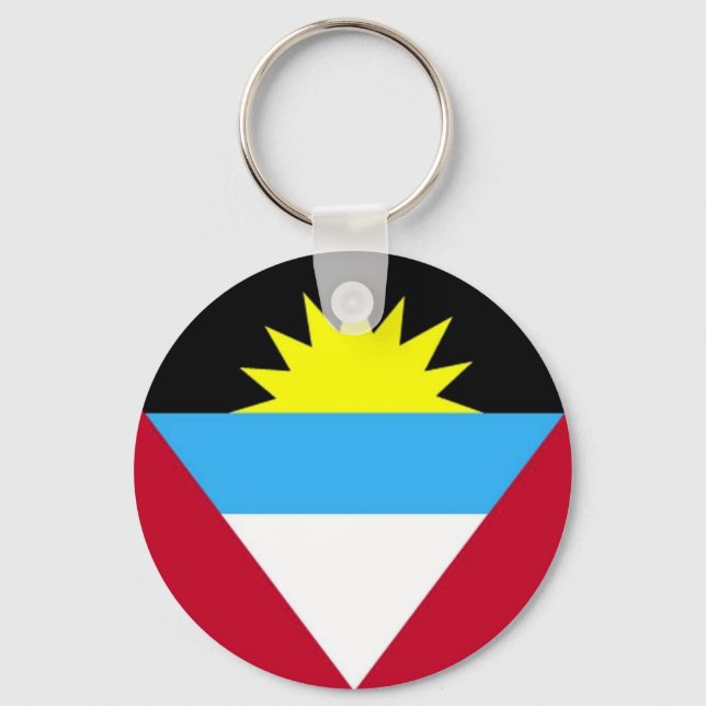 Llavero Bandera de Antigua y Barbuda (Anverso)